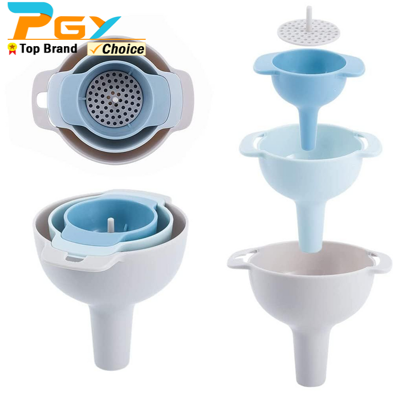 Dosing Funnel Ring - 4-in-1-Küchentrichter zum Befüllen von Flaschen. Küchentrichter