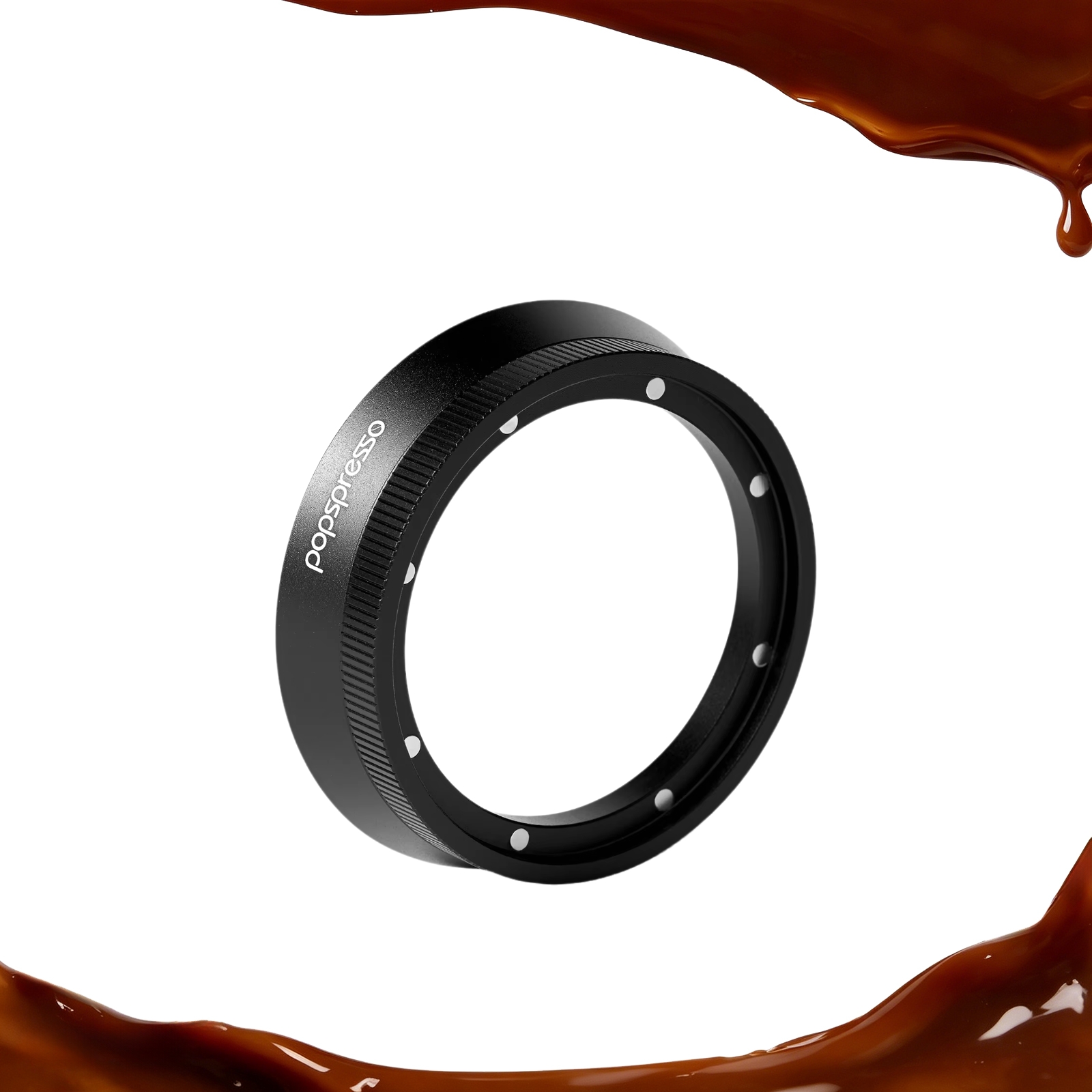 Dosing Funnel Ring - Popspresso V3 Magnetischer Espresso-Dosiertrichter, Anti-Verschüttungs-Kaffeedosiering für