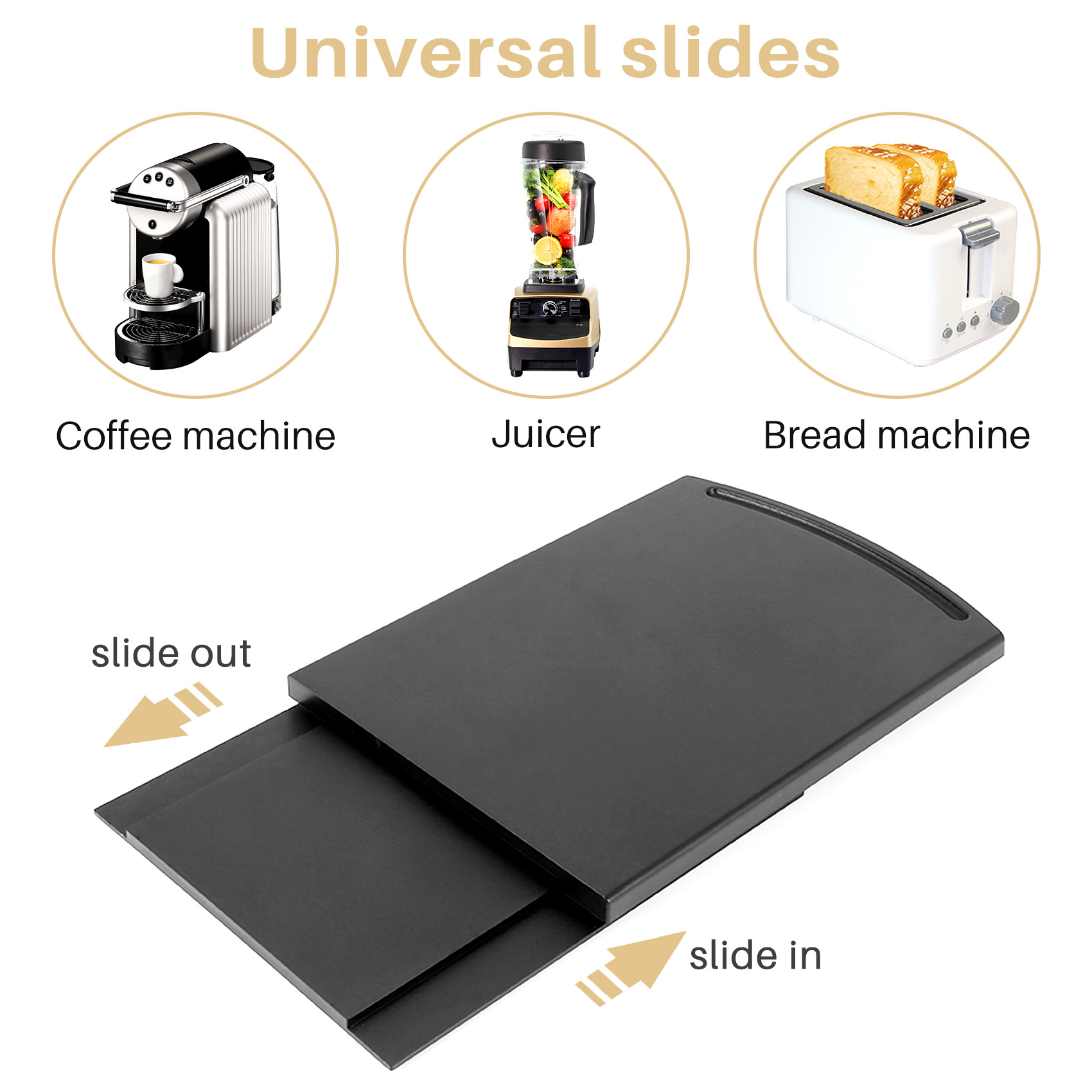 ABVJ-Küchenspülbecken-Schiebeu – Coffee Equipment Tray Bewertung und Preis