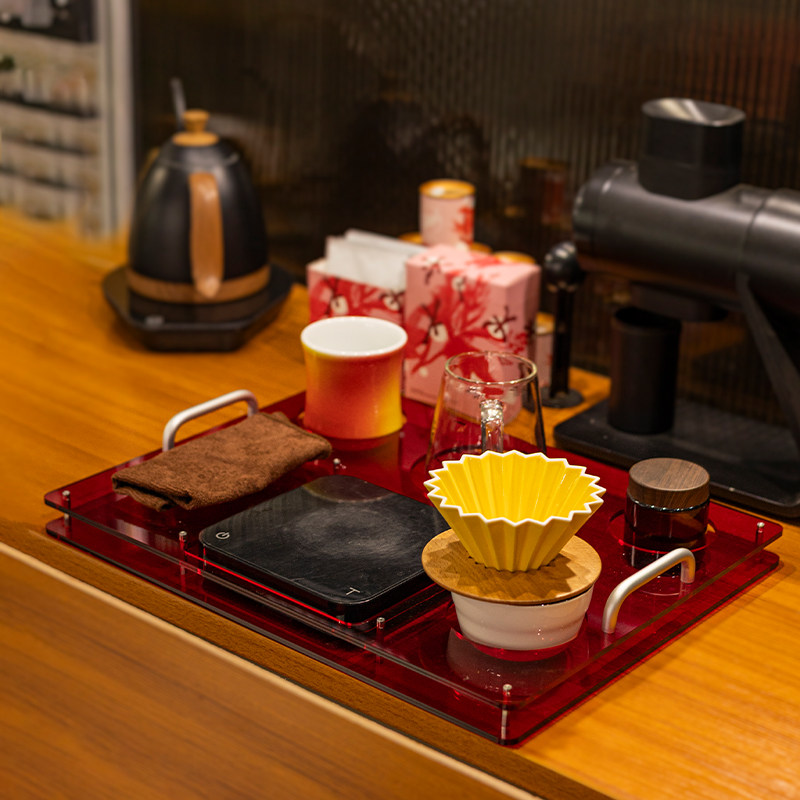 Kaffeetablett aus Acryl, zum A – Coffee Equipment Tray Bewertung und Preis